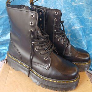 Dr. Martens Jordan black platform boots